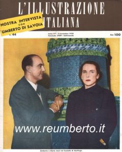 Re Umberto II e Maria José Merlinge 1950