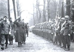 Rassegna delle truppe statunitensi durante la Luogotenenza