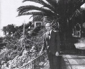 Re Umberto II sulla terrazza Madera 1965