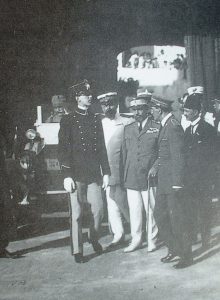 Umberto, Principe di Piemonte, in visita alla Scuola Militare della Nunziatella