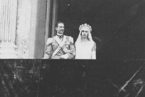 Umberto e Maria José al balcone del Quirinale