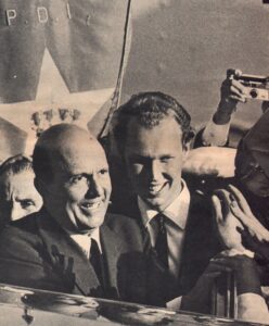 Re Umberto II ed il Principe di Napoli Vittorio Emanuele, Nave Ascania, Palma di Majorca 1966